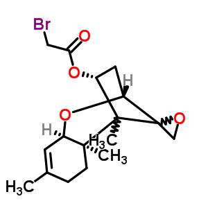 (bromoacetyl)trichodermin molecular structure