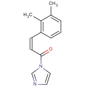 1H-Imidazole, 1-[3-(2,3-dimethylphenyl)-1-oxo-2-propenyl]-, (Z)- molecular structure