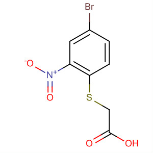 Acetic acid, [(4-bromo-2-nitrophenyl)thio]- molecular structure