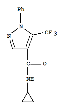 N-cyclopropyl-1-phenyl-5-(trifluoromethyl)-1H-pyrazole-4-carboxamide