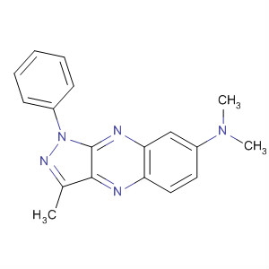 1H-Pyrazolo[3,4-b]quinoxalin-7-amine, N,N,3-trimethyl-1-phenyl- molecular structure
