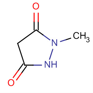 3,5-Pyrazolidinedione, 1-methyl- molecular structure