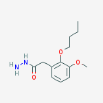 2-(2-butoxy-3-methoxyphenyl)acetohydrazide molecular structure