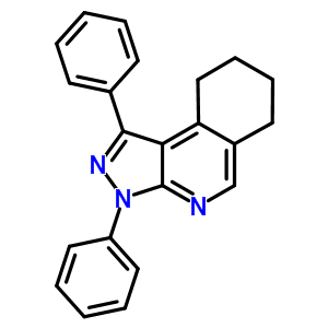 3H-PYRAZOLO[3,4-C]ISOQUINOLINE,6,7,8,9-TETRAHYDRO-1,3-DIPHENYL-
